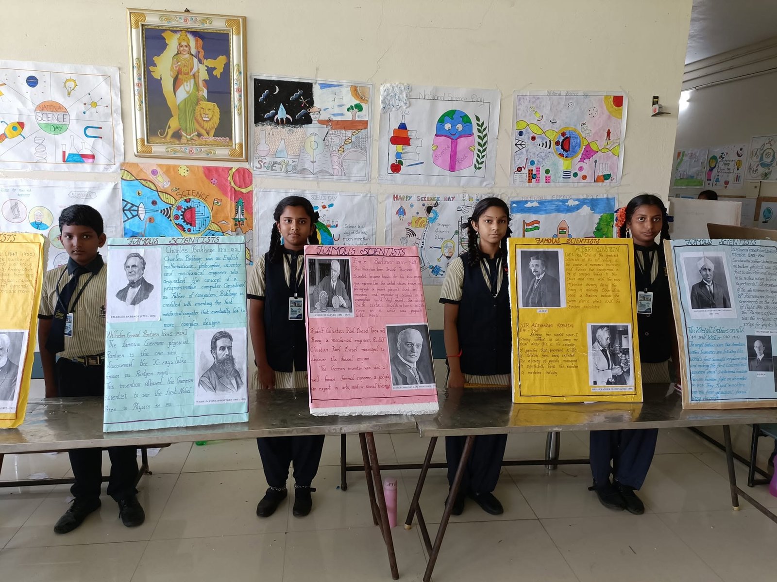 Students showcasing their talents and creative projects